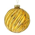 ΧΡ ΧΡΥΣΗ ΓΥΑΛΙΝΗ ΜΠΑΛΑ 8ΕΚ ΣΕΤ/6 CHRISTMAS