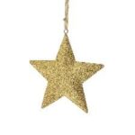 ΧΡ ΧΡΥΣΟ ΣΙΔΕΡΕΝΙΟ ΚΡΕΜΑΣΤΟ ΑΣΤΕΡΙ ΣΤΟΛΙΔΙ 11Χ12ΕΚ CHRISTMAS