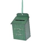 ΧΡ ΠΡΑΣΙΝΟ ΞΥΛΙΝΟ ΚΡΕΜΑΣΤΟ ΓΡΑΜΜΑΤΟΚΙΒΩΤΙΟ 9Χ6Χ13ΕΚ CHRISTMAS