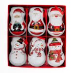 ΣΕΤ/6 ΜΕΤΑΛΛΙΚΑ ΚΟΥΤΙΑ ΚΡΕΜΑΣΤΑ 11x7EK ΣΕ ΚΟΥΤΙ CHRISTMAS BOXES