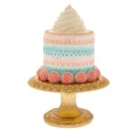 ΔΙΑΚΟΣΜΗΤΙΚΗ ΠΟΛΥΡΕΖΙΝ ΤΟΥΡΤΑ Φ15.5Χ22ΕΚ CHRISTMAS