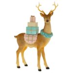 ΚΑΦΕ ΠΟΛΥΡΕΖΙΝ ΕΛΑΦΙ ΜΕ ΔΩΡΑ 14.5Χ5.5Χ22.5ΕΚ CHRISTMAS
