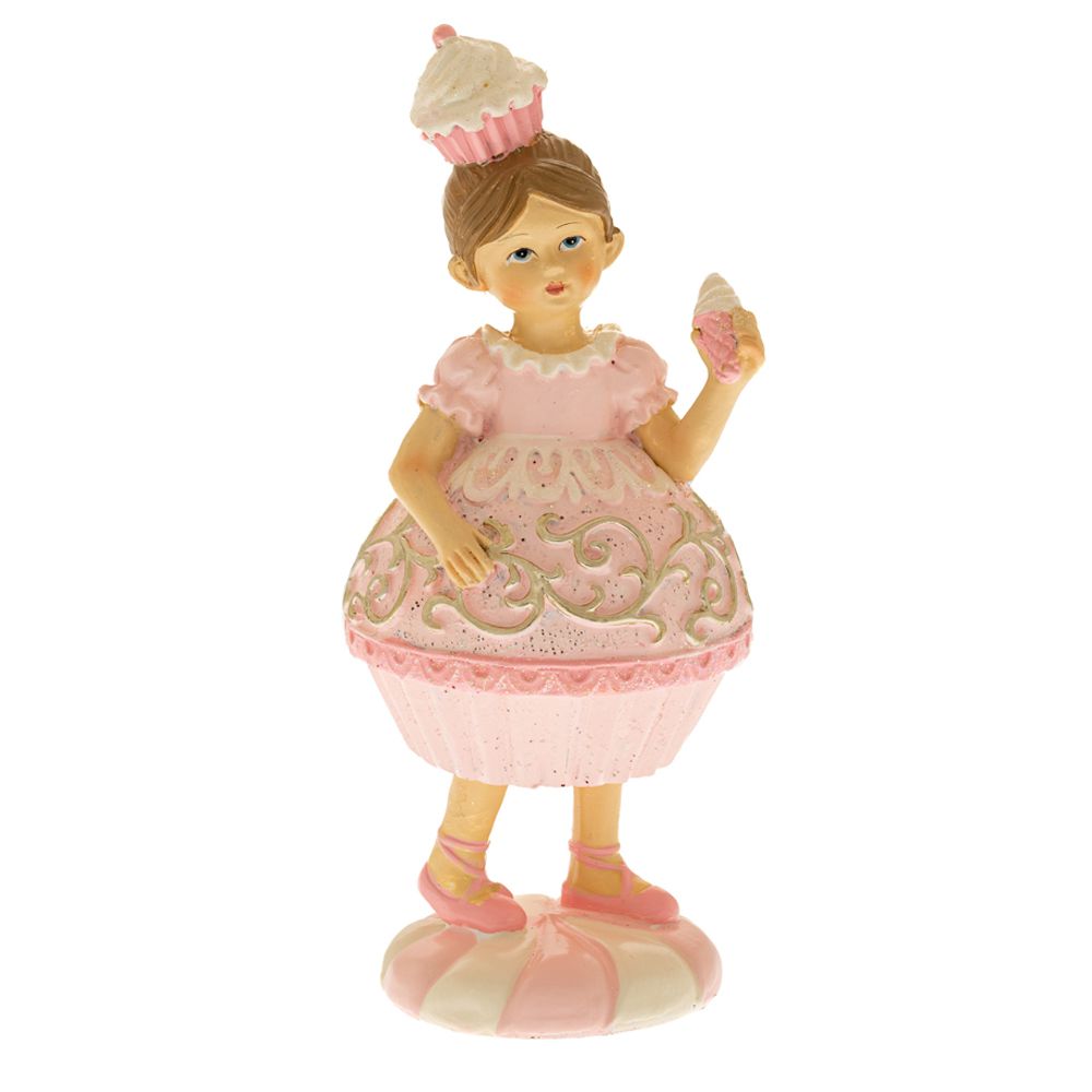 86694.jpg ΡΟΖ ΠΟΛΥΡΕΖΙΝ ΚΟΡΙΤΣΙ CUPCAKE 6.5Χ6.5Χ16ΕΚ CHRISTMAS - Image 1