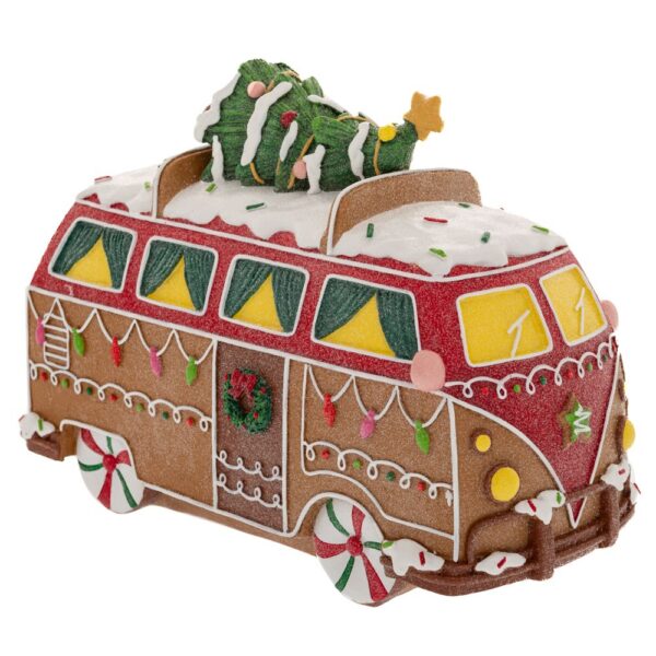 ΚΑΦΕ ΠΟΛΥΡΕΖΙΝ GINGERBREAD ΤΡΟΧΟΣΠΙΤΟ 26Χ12Χ19ΕΚ CHRISTMAS