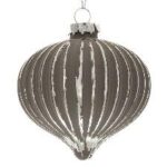 ΧΡ ΣΕΤ/6 ΑΣΗΜΙ ΡΙΓΕ ΓΥΑΛΙΝΗ ΜΠΑΛΑ ΚΡΕΜΜΥΔΙ 8ΕΚ CHRISTMAS