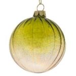 ΧΡ ΣΕΤ/6 ΠΡΑΣΙΝΗ ΓΥΑΛΙΝΗ ΜΠΑΛΑ 8ΕΚ CHRISTMAS