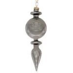 ΧΡ ΣΚΟΥΡΟ ΓΚΡΙ ΓΥΑΛΙΝΟ ΚΡΕΜΑΣΤΟ ΣΤΟΛΙΔΙ 5,5Χ16ΕΚ CHRISTMAS