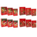 ΣΕΤ/3  ΧΑΡΤΙΝΟ ΚΟΥΤΙ ΜΕ ΧΡΙΣΤ. ΣΚΗΝΙΚΟ 23Χ16Χ9,5 21Χ14Χ8 19Χ12Χ6,5ΕΚ 4 ΣΧΕΔΙΑ CHRISTMAS BOXES