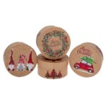 ΚΑΦΕ ΣΤΡΟΓΓΥΛΟ ΧΑΡΤΙΝΟ ΚΟΥΤΙ ΜΕ ΧΡΙΣΤΟΥΓΕΝΝΙΑΤΙΚΑ ΣΧΕΔΙΑ 11Χ7,5Χ5,5ΕΚ 4 ΣΧΕΔΙΑ CHRISTMAS BOXES