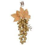 ΧΡ ΧΡΥΣΟ ΤΣΑΜΠΙ ΣΤΑΦΥΛΙ ΜΕ GLITTER 15X33EK CHRISTMAS