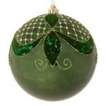 ΧΡ ΣΚΟΥΡΗ ΠΡΑΣΙΝΗ ΠΕΡΛΕ ΠΛΑΣΤΙΚΗ ΜΠΑΛΑ ΜΕ ΣΧΕΔΙΟ 25ΕΚ CHRISTMAS