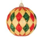 ΧΡ ΚΟΚΚΙΝΗ/ΠΡΑΣΙΝΗ ΓΥΑΛΙΣΤΕΡΗ ΠΛΑΣΤΙΚΗ ΜΠΑΛΑ ΜΕ ΣΧΕΔΙΟ 10ΕΚ CHRISTMAS