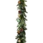 ΠΡΑΣΙΝΗ ΓΙΡΛΑΝΤΑ ΜΕ ΚΟΥΚΟΥΝΑΡΙΑ ΚΑΙ ΜΠΑΛΕΣ 180ΕΚ CHRISTMAS