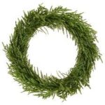 ΧΡ ΠΡΑΣΙΝΟ ΣΤΕΦΑΝΙ REAL TOUCH Φ80ΕΚ CHRISTMAS