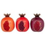 ΧΡ ΣΕΤ/3  ΠΟΛΥΡΕΖΙΝ ΔΙΑΚΟΣΜΗΤΙΚΑ ΡΟΔΙΑ 26Χ11Χ9ΕΚ CHRISTMAS