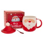 ΚΟΚΚΙΝΗ ΚΕΡΑΜΙΚΗ ΚΟΥΠΑ ΑΗ ΒΑΣΙΛΗΣ ΜΕ ΚΑΠΑΚΙ ΣΕ ΚΟΥΤΙ CHRISTMAS