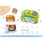 ΜΟΥΣΙΚΟ ΠΑΙΧΝΙΔΙ ΠΙΑΝΟ ΜΕ ΟΜΟΡΦΕΣ ΜΕΛΩΔΙΕΣ ΚΑΙ ΦΩΤΙΣΜΟ BEBE