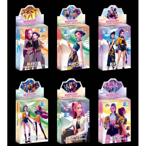 Συσκευασια 12 κουτια (24 κάρτες ανα κουτι) KPOP DEMON HUNTERS
