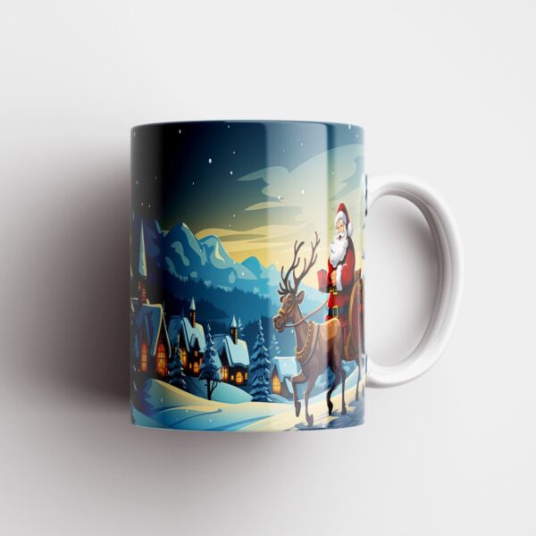 Χριστουγεννιάτικη Κούπα Santa and Deer CHRISTMAS