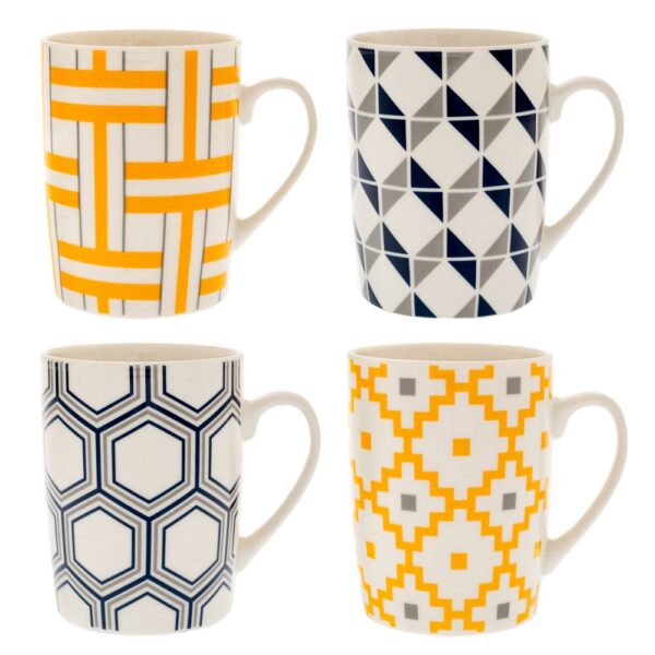 ΠΟΛΥΧΡΩΜΗ ΚΕΡΑΜΙΚΗ ΚΟΥΠΑ ΜΕ ΓΕΩΜΕΤΡΙΚΑ ΣΧΕΔΙΑ 8X11EK 4 ΣΧΕΔΙΑ DECO