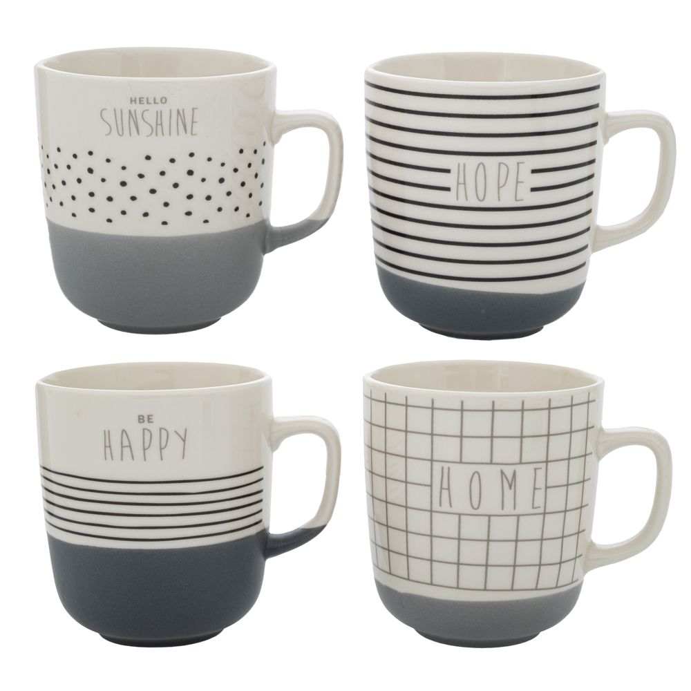 89966.jpg ΑΣΠΡΟΜΑΥΡΗ ΚΕΡΑΜΙΚΗ ΚΟΥΠΑ 370ML 4 ΣΧΕΔΙΑ DECO - Image 1