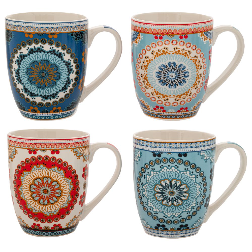 89969.jpg ΠΟΛΥΧΡΩΜΗ ΚΕΡΑΜΙΚΗ ΚΟΥΠΑ ΜΕ ΣΧΕΔΙΑ ΛΟΥΛΟΥΔΙΑ 360ML 4 ΣΧΕΔΙΑ DECO - Image 1