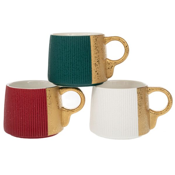 ΔΙΧΡΩΜΗ ΡΙΓΕ ΚΕΡΑΜΙΚΗ ΚΟΥΠΑ ΜΕ ΧΡΥΣΟ ΧΕΡΟΥΛΙ 3 ΧΡΩΜΑΤΑ DECO