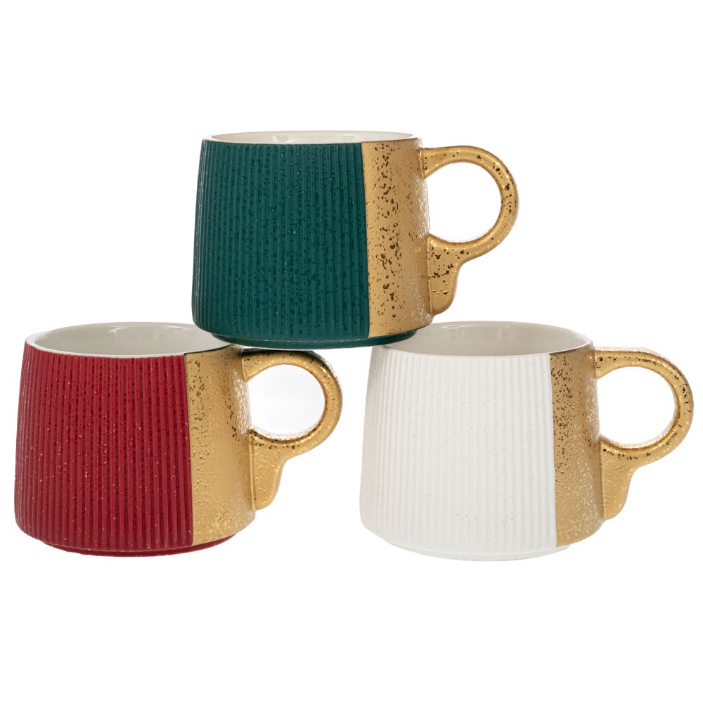 91498.jpg ΔΙΧΡΩΜΗ ΡΙΓΕ ΚΕΡΑΜΙΚΗ ΚΟΥΠΑ ΜΕ ΧΡΥΣΟ ΧΕΡΟΥΛΙ 3 ΧΡΩΜΑΤΑ DECO - Image 1