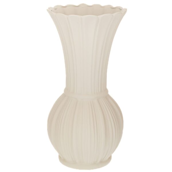 ΛΕΥΚΟ ΚΕΡΑΜΙΚΟ ΒΑΖΟ Φ14Χ28ΕΚ DECO