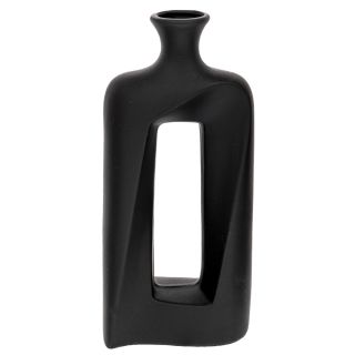 ΜΑΥΡΟ ΚΕΡΑΜΙΚΟ ΒΑΖΟ 15Χ7Χ31ΕΚ DECO