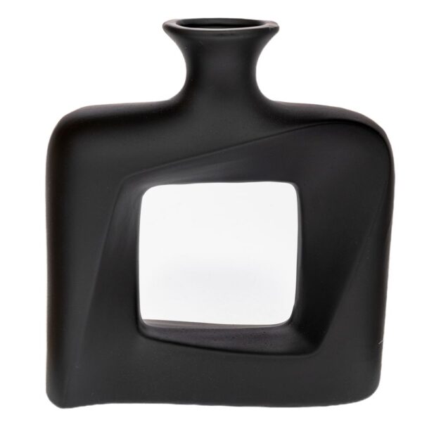 ΜΑΥΡΟ ΚΕΡΑΜΙΚΟ ΒΑΖΟ 21Χ7Χ23ΕΚ DECO