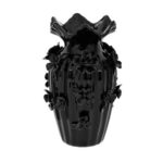 ΜΑΥΡΟ ΚΕΡΑΜΙΚΟ ΒΑΖΟ ΜΕ ΑΝΑΓΛΥΦΑ ΛΟΥΛΟΥΔΙΑ 16Χ26ΕΚ DECO