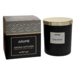 ΜΑΥΡΟ ΑΡΩΜΑΤΙΚΟ ΚΕΡΙ ΜΕ ΧΡΥΣΟ ΚΑΠΑΚΙ 200gr ΣΕ ΣΥΣΚΕΥΑΣΙΑ ΠΟΛΥΤΕΛΕΙΑΣ ΚΕΡΙΑ DECO