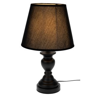 ΜΑΥΡΟ ΜΕΤΑΛΛΙΚΟ ΛΑΜΠΑΤΕΡ ΜΕ ΜΑΥΡΟ ΚΑΠΕΛΟ 41ΕΚ