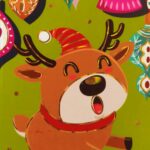 Χριστουγεννιάτικη Ευχετήρια Κάρτα (κενή για το μήνυμα σας) 9,5*6,5εκ