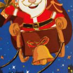 Χριστουγεννιάτικη Ευχετήρια Κάρτα (κενή για το μήνυμα σας) 9,5*6,5εκ