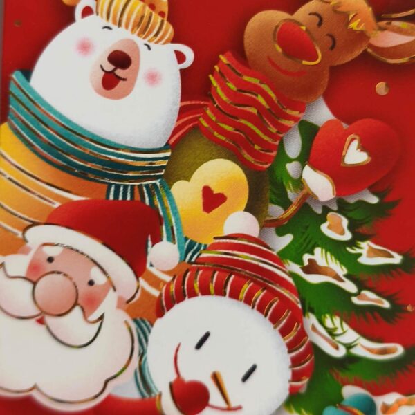 Χριστουγεννιάτικη Ευχετήρια Κάρτα (κενή για το μήνυμα σας) 9,5*6,5εκ